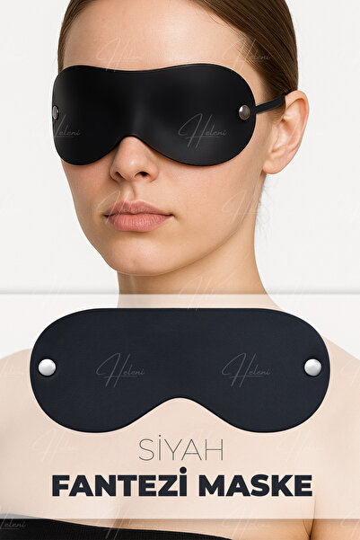 Heleni Fantezi Deri Unisex Maske – Çiftler İçin Seks Göz Bağı, Cinsel Aksesuar
