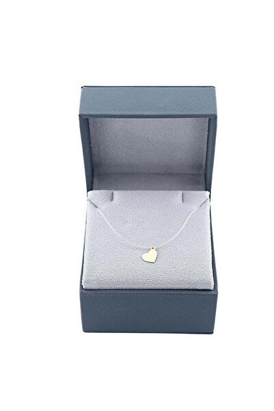 Bijuteria SORELLY Lant Aur 14k Floating Heart cu Fir Transparent