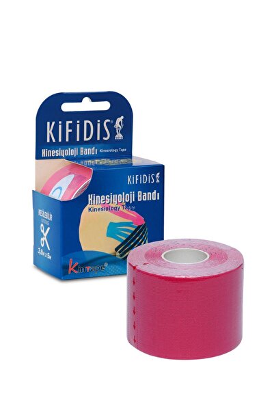 Kifidis Kinesiyoloji Bandı Kesilebilir 3,8 cm x 5 m Fuşya / Fuxia