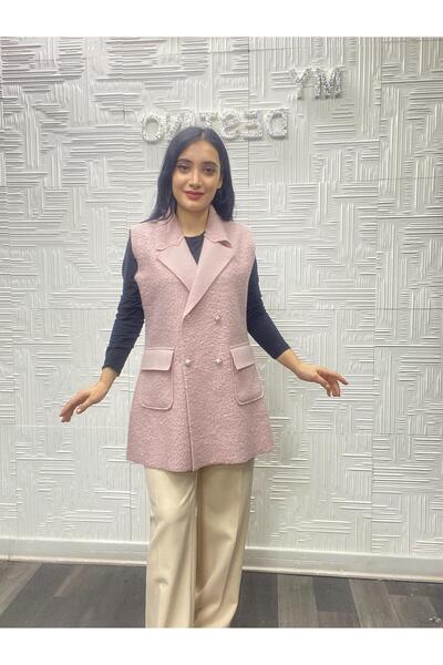 My Destino Curly Buttoned Vest
