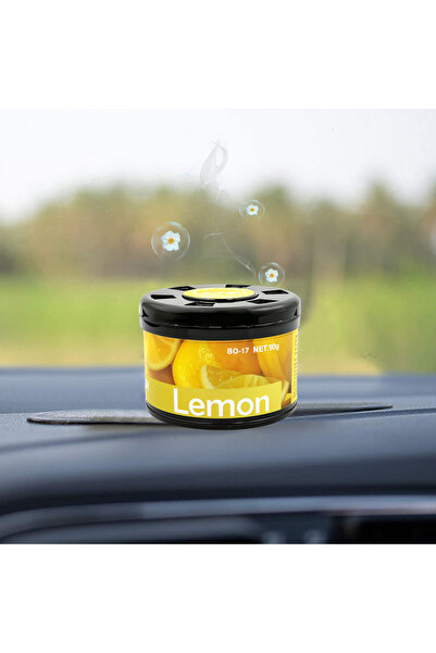 Generic معطر جو بلاك أودور برائحة الليمون، 90 جم، رائحة تدوم طويلًا للسيارات والمنازل والمكاتب، BO-17