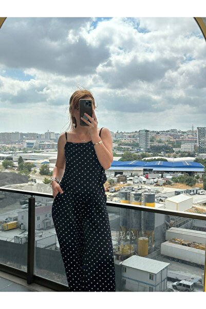 Pulli Collection Polka Dot Satin Backless Set