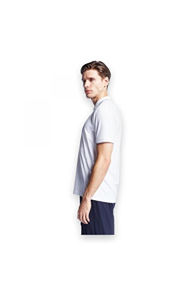 Lescon 25B1046 Short Sleeve Polo Neck t White Men's T-Shirt