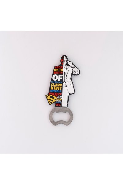 PopArms Superman - Clark Kent Collectible Licensed Magnetic Bottle Opener