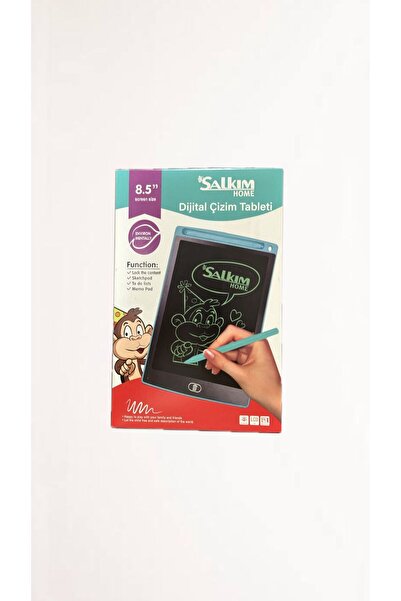 Salkım Home Writing Tablet Lcd 8.5 Inç Dijital Kalemli Çizim Yazı Tahtası Grafik Not Yazma Eğitim Tableti