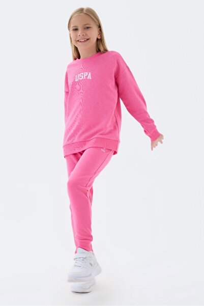 U.S. Polo Assn. U.S. Polo Assn. Girls Pink Tracksuit Set