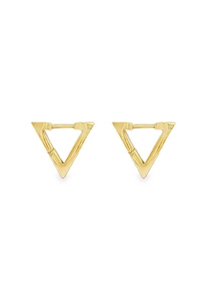 Bijuteria SORELLY Cercei Placati cu Aur Triangle Hoops