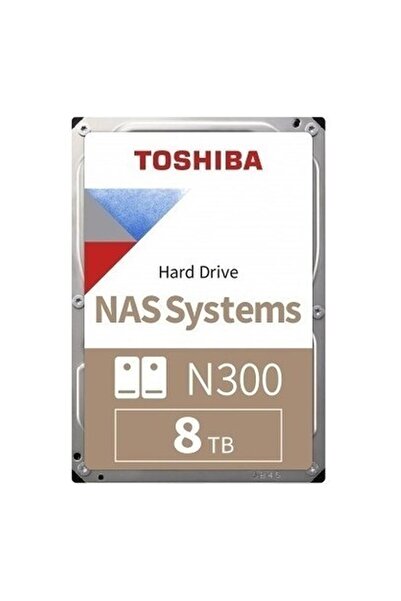 Toshiba N300 8TB 7200RPM Sata3 128MB Nas Harddisk HDWG480UZSVA