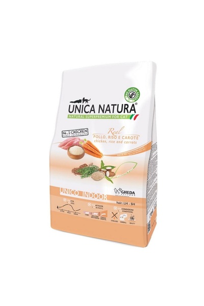 unica natura Hrana uscata pentru pisici de Unica Natura, cu Pui, orez si morc...