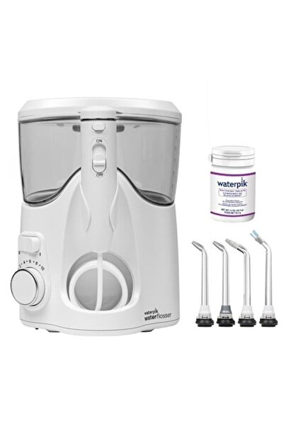 Waterpik Επαγγελματικός στοματικός ψεκαστήρας WF-06, περιλαμβάνει 30 δισκία λ...