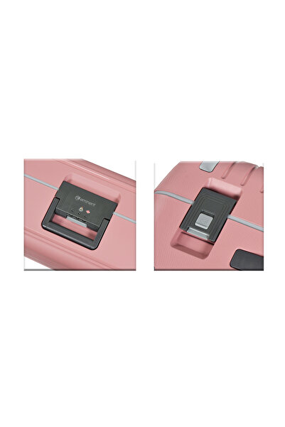 eminent Vertica Hard Case Travel Bag Luggage Trolley Lightweight Suitcase With Tsa Lock B0006 PINK