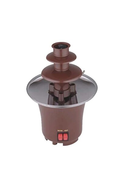 FOXMAG24 Fântână de ciocolată, metal și plastic, menține ciocolata caldă, ușor de utilizat, buton ON/OFF