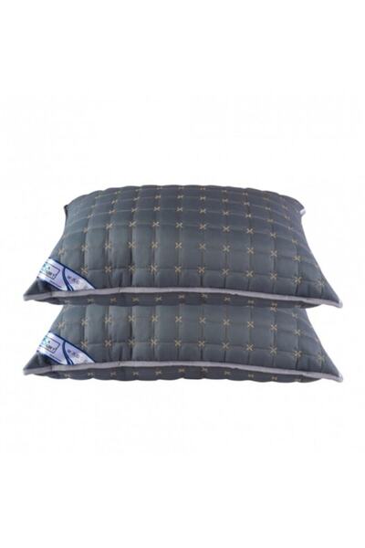 CASA SABRY Set 2 perne brodate, 50x70 cm, gri antracit