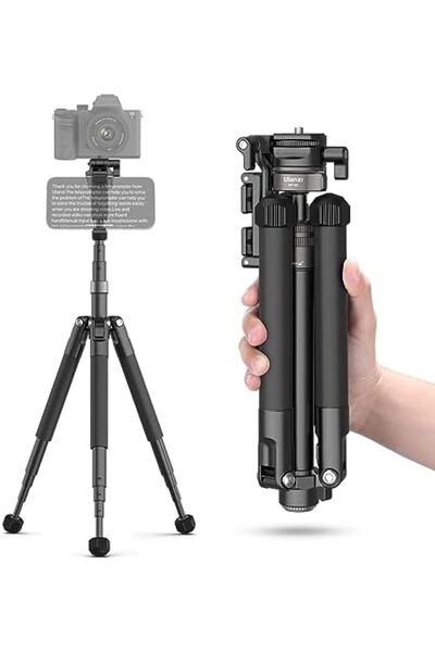 ulanzi MT-63 Mini Phone Tripod, 57" Portable Foldable Aluminum Alloy Extendable Camera Tripod