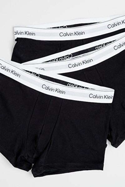 Calvin Klein , Set of boxers with logo waistband - 3 pairs, Black, Black faded, XL
