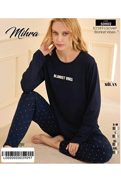 Mihra Milan Basic Yumuşak Dokulu Kadın Pijama Takımı