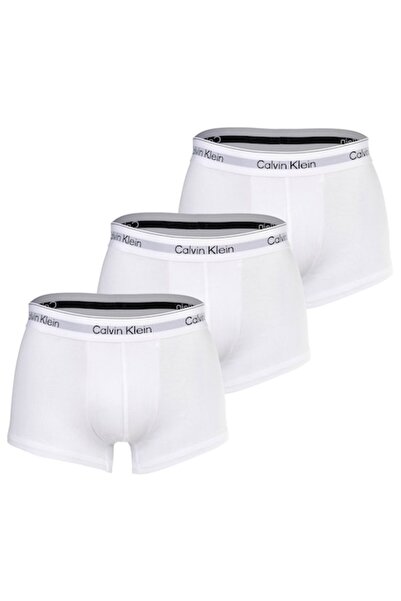 Calvin Klein , Set of boxers with logo band at waist - 3 pairs, White, L