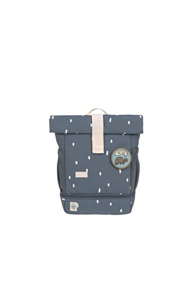 Lassig Happy Prints Mini Rolltop Backpack Midnight Blue