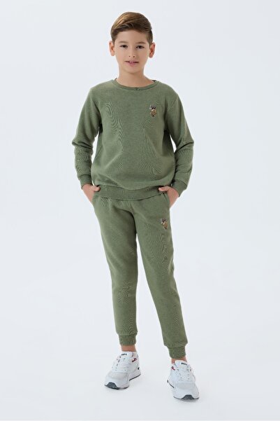 U.S. Polo Assn. U.S. Polo Assn. Boys Black Tracksuit Set