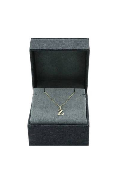 Bijuteria SORELLY 14k Gold Pendant Initial Z Pattern