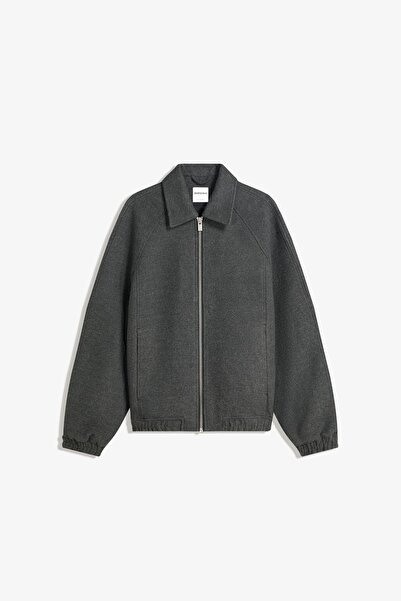 Bershka Synthetic wool trucker jacket
