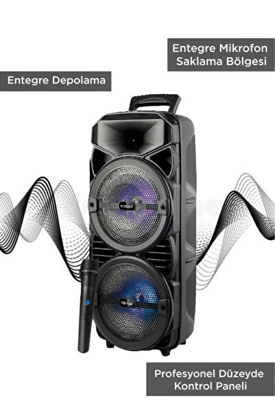 Torima KTS-2411 Mikrofonlu 5.0 Bluetooth Hoparlör Fm Radyo Speaker