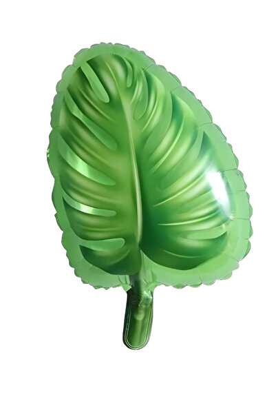 PartiCompany بالون من رقائق الألومنيوم على شكل ورقة خضراء - نوعان مختلفان / 5...