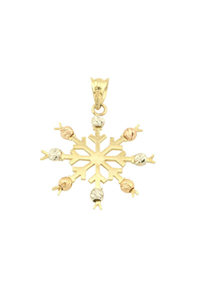 Bijuteria SORELLY Pandantiv Aur 14k Fulg Multicolor