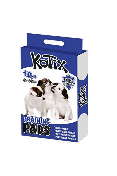 KOTIX Set 10 covorase absorbante igienice pentru caini, 60 x 90 cm