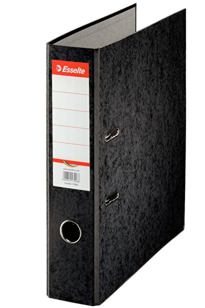 Esselte Biblioraft Rainbow pressboard A4 75 mm black
