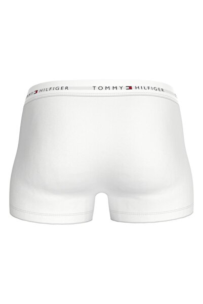 Tommy Hilfiger , Set de boxeri cu banda logo in talie - 3 perechi, Alb, L