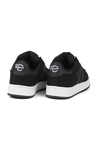 KAJILA Unisex Black Lace-Up Comfortable Sneaker Casual Sports Shoes