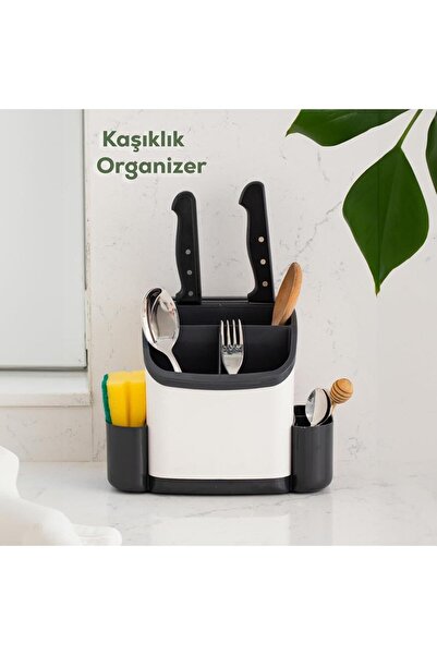 İşte Evim Timex Countertop Spoon Holder Organizer
