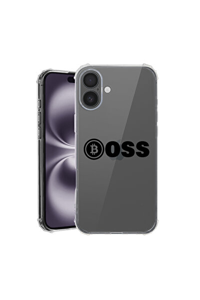 bestcase Αντικραδασμική θήκη πλάτης για Apple iPhone 16 Plus, Bitcoin Boss, A...