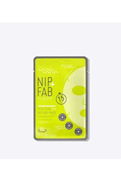 NIP+FAB قناع ورقي بخلاصة الواسابي لبشرة المراهقين