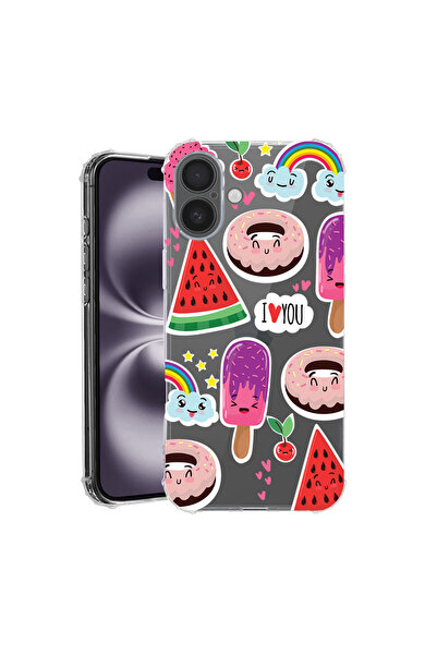 bestcase Αντικραδασμική θήκη πλάτης για Apple iPhone 16 Plus, καλοκαιρινή αίσ...