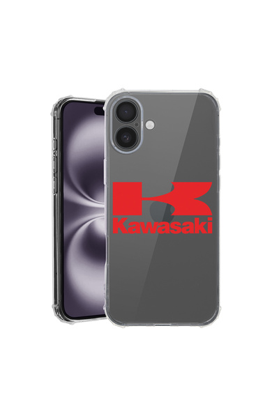 bestcase Αντικραδασμική θήκη πλάτης για Apple iPhone 16 Plus, Kawasaki, AS 1738