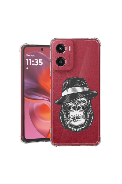 bestcase Carcasă spate antișoc pentru Motorola Moto E15, Maffia Monkey, 19882...