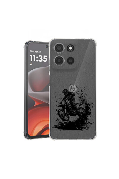 bestcase Carcasă spate antișoc pentru Motorola Moto G75, MotoCross, 1946016 A...