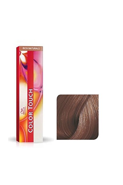 Wella Hair Dye 6/37 Semi-Permanent Ammonia-Free - Rich Naturals Color Touch Dark Golden Brown Blonde - Wel