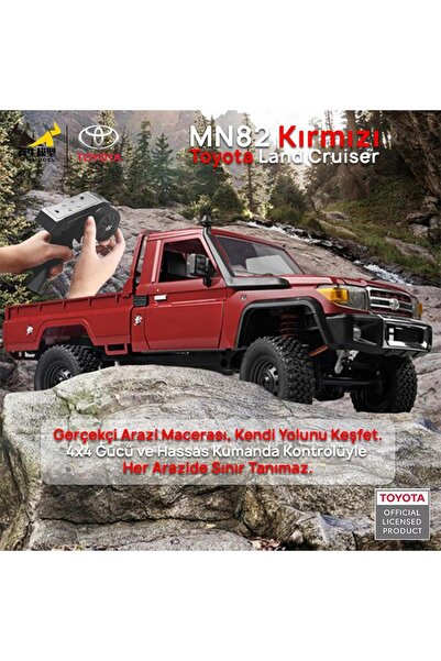 MN Model MN82 1/12 Toyota Land Cruiser LC79 4WD RC Model Crawler Offroad Uzaktan Kumandalı Araba Tru