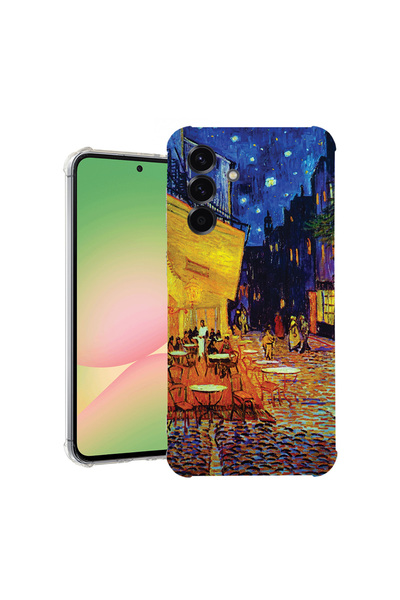 bestcase Carcasă spate antișoc pentru Samsung Galaxy S25, terasa Van Gogh Caf...