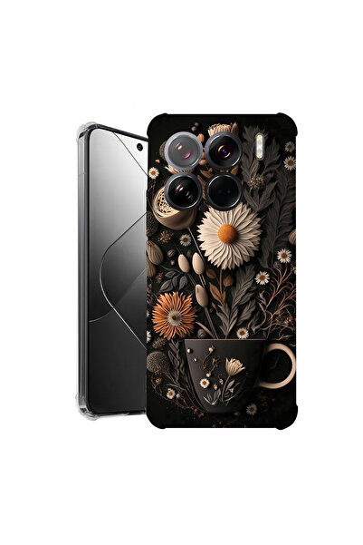 bestcase Αντικραδασμική πίσω θήκη για Xiaomi 15, Happy Flowers, 1926363 AS 1159