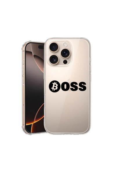bestcase Αντικραδασμική θήκη πλάτης για Apple iPhone 16 Pro Max, Bitcoin Boss...