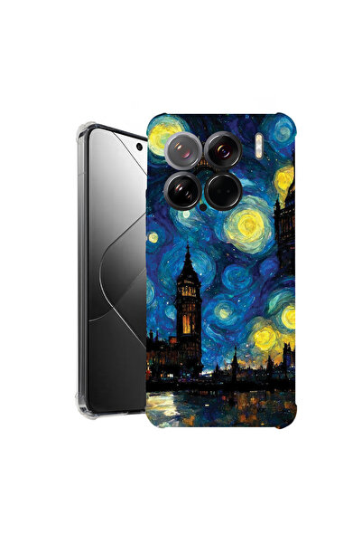 bestcase Αντικραδασμική θήκη πίσω για Xiaomi 15, Starry Night, 1926363 AS 1284