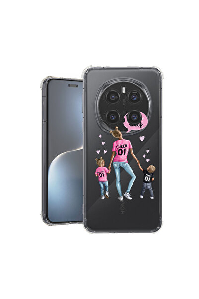 bestcase Carcasă spate antișoc pentru Honor Magic7 Pro, Mom Life Boy și Girl,...