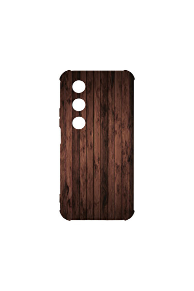 bestcase Carcasă spate antișoc pentru OPPO A80 5G, lemn de nuc, AS 888