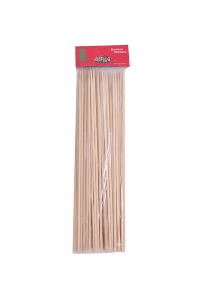 Bisbell Wooden Barbecue Stick, BBQ Meat Stick,30CmX.4,48Pcs,BB2801