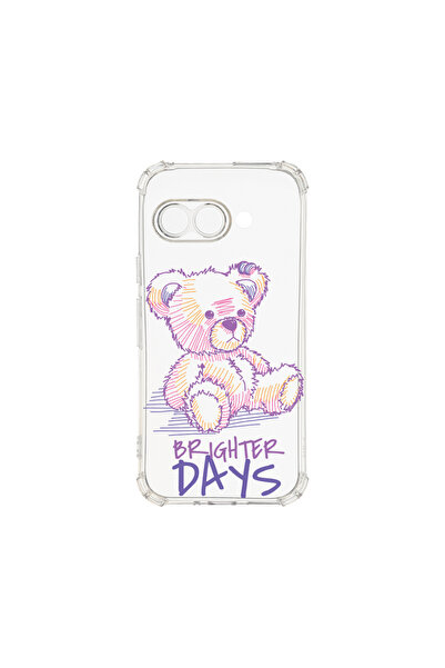 bestcase Carcasă spate antișoc pentru Google Pixel 9a, Teddy Bear Brighter Da...