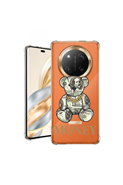 bestcase Carcasă spate antișoc pentru Honor Magic7 Lite, ursuleț de pluș cu b...